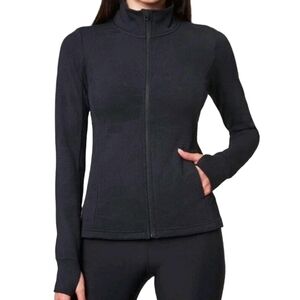 Mondetta Black Full-Zip Performance Jacket XS Lightweight Active Layer